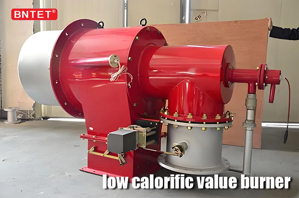 What is a low calorific value burner 