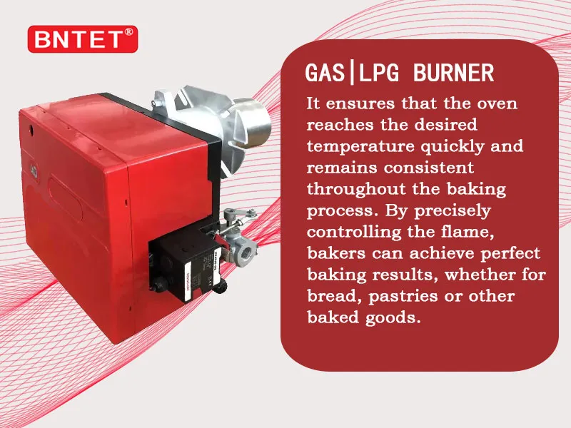 High quality gas LPG compact burners for oven baking equipment 