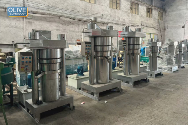Factory View: Oil Press Manufacturing Facility 