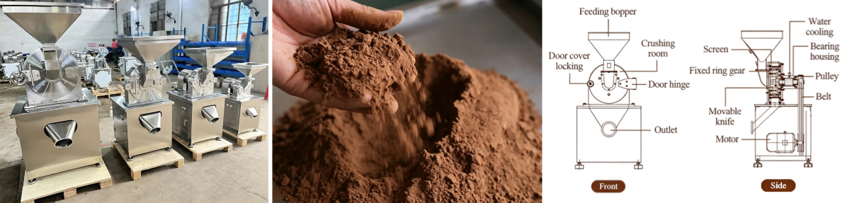 Cocoa Powder Making Machine