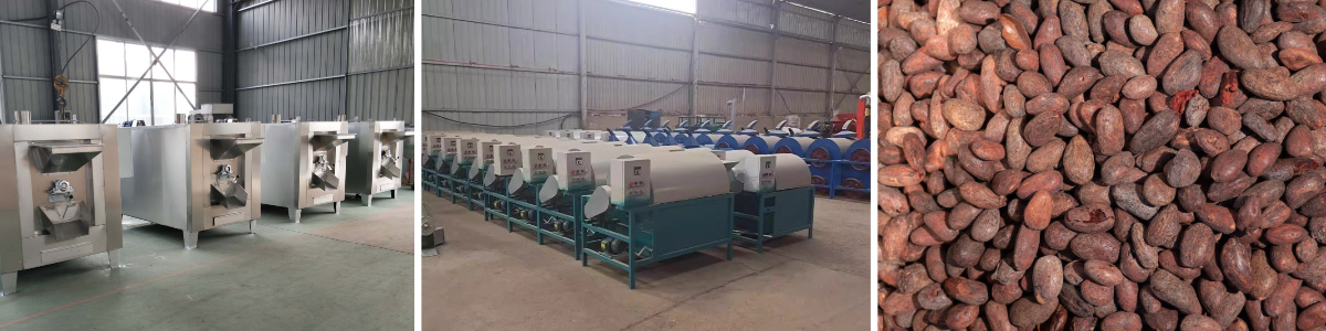 Cocoa Bean Roasting Machine