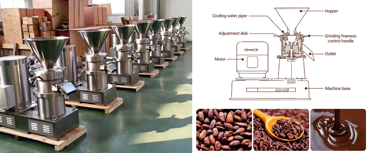 Cocoa Sauce Colloid Mill
